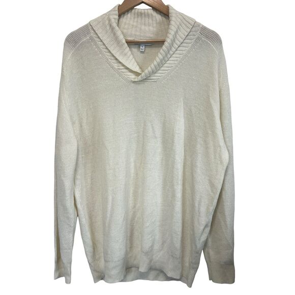 Peter Millar Savona Waffle Popover Shawl Collar Sweater Men’s Size XL - Picture 3 of 12